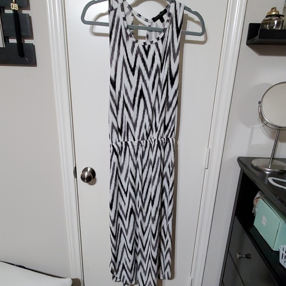 Black and white dress
